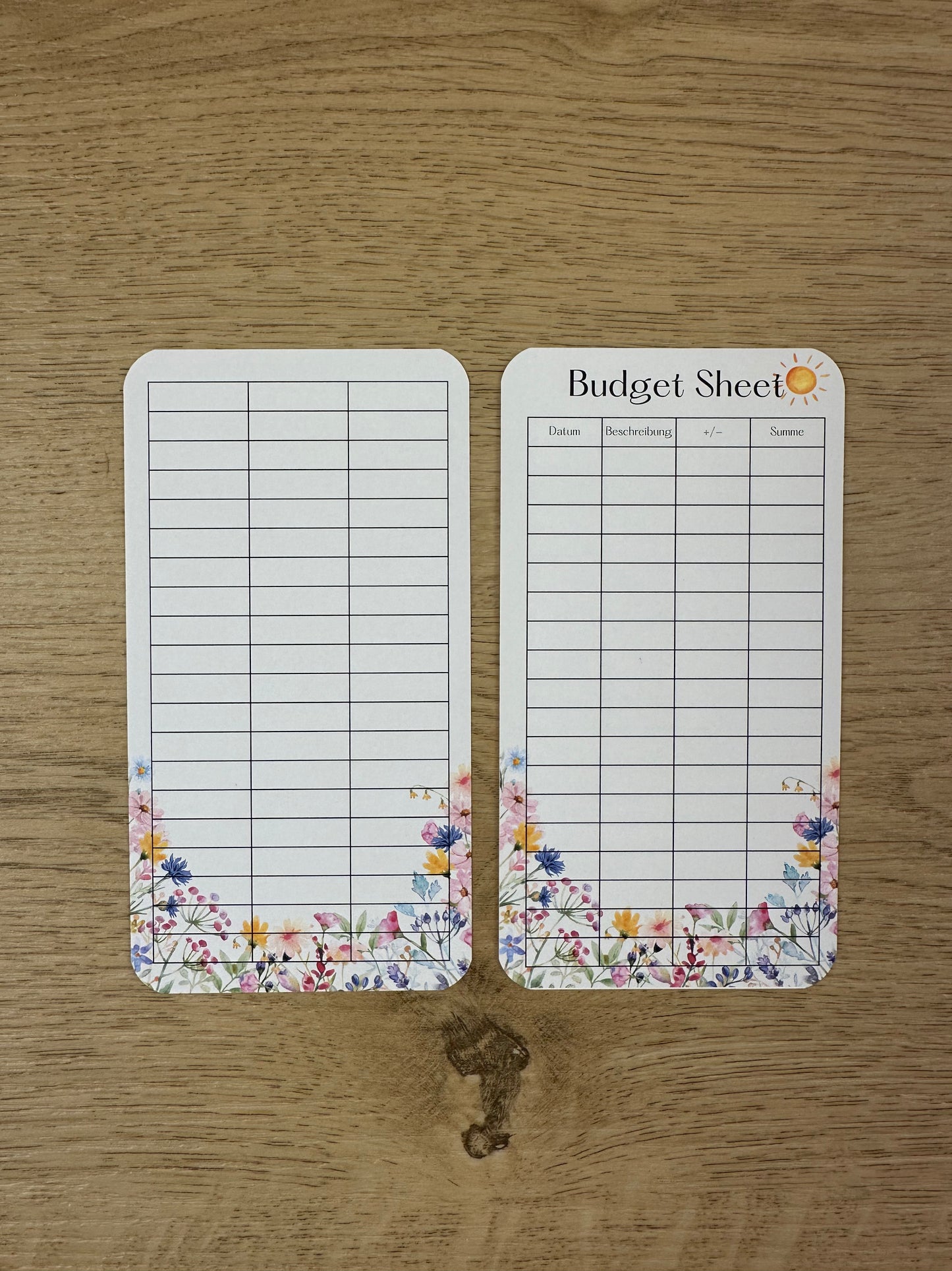 A6 Budget Sheet – Limitierte Frühlingsedition 🌼
