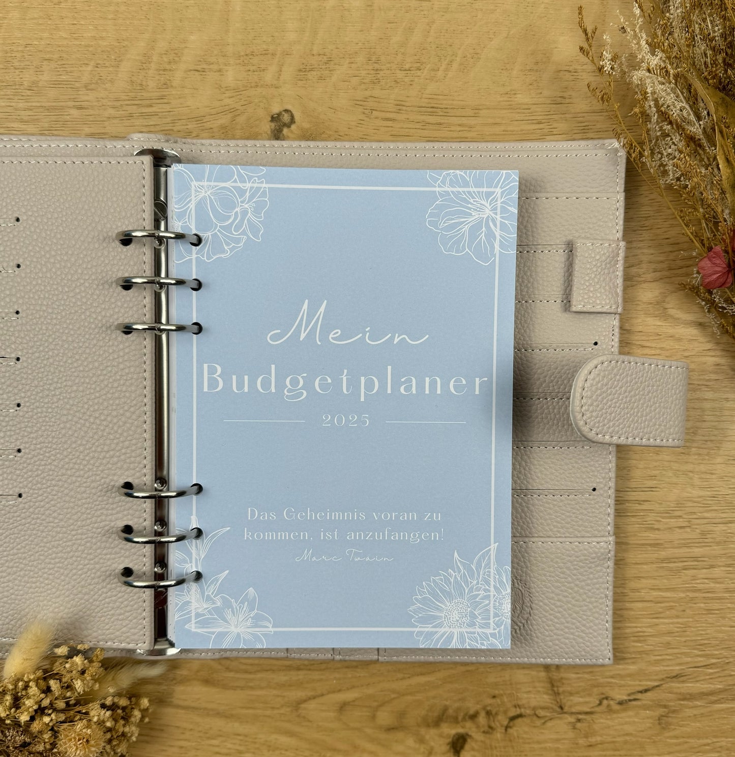 Budget Planer 2025 Budgetbuch BudgetCouple 6-fach-Lochung