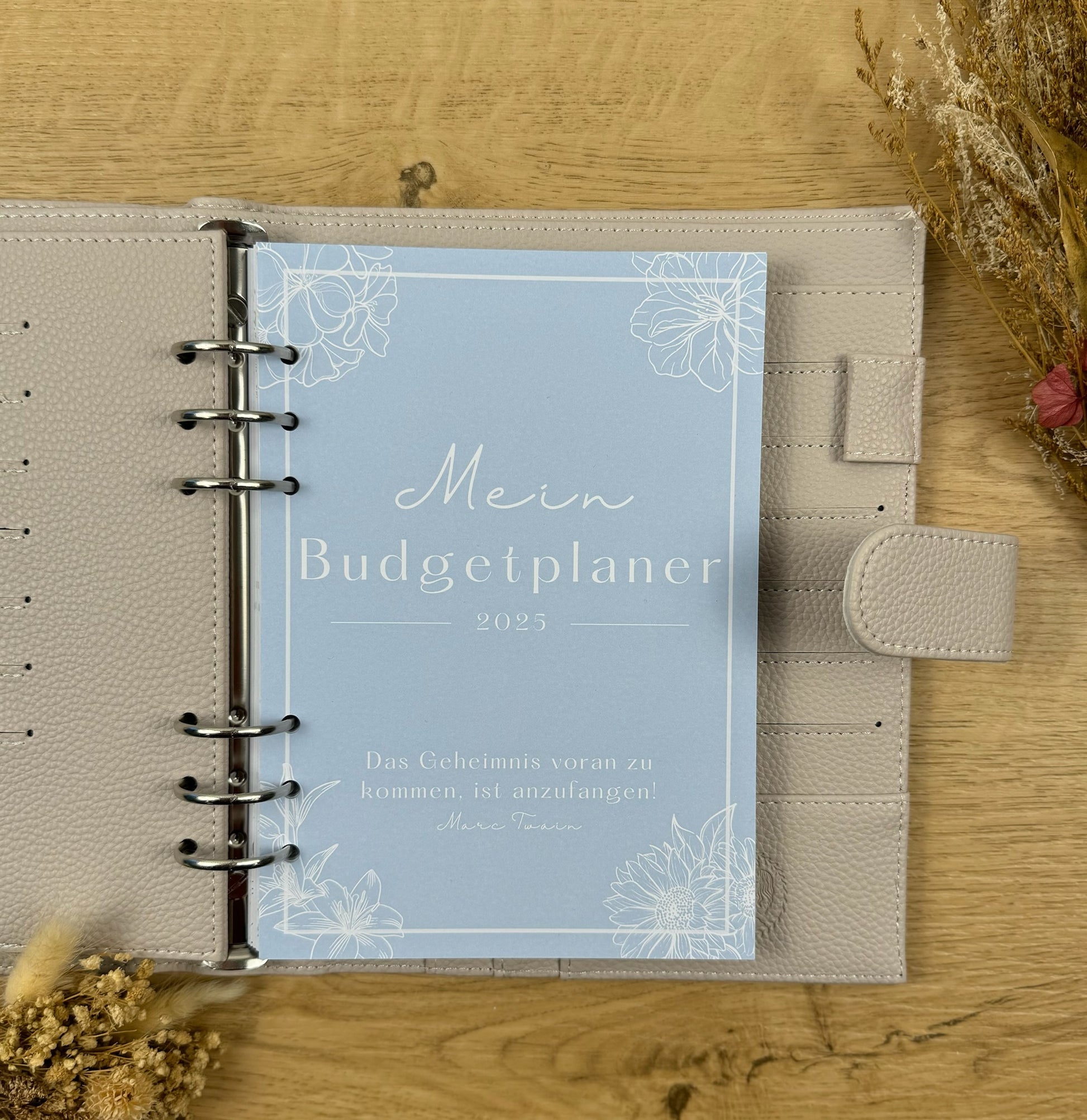 Budget Planer 2025 Budgetbuch BudgetCouple 6-fach-Lochung