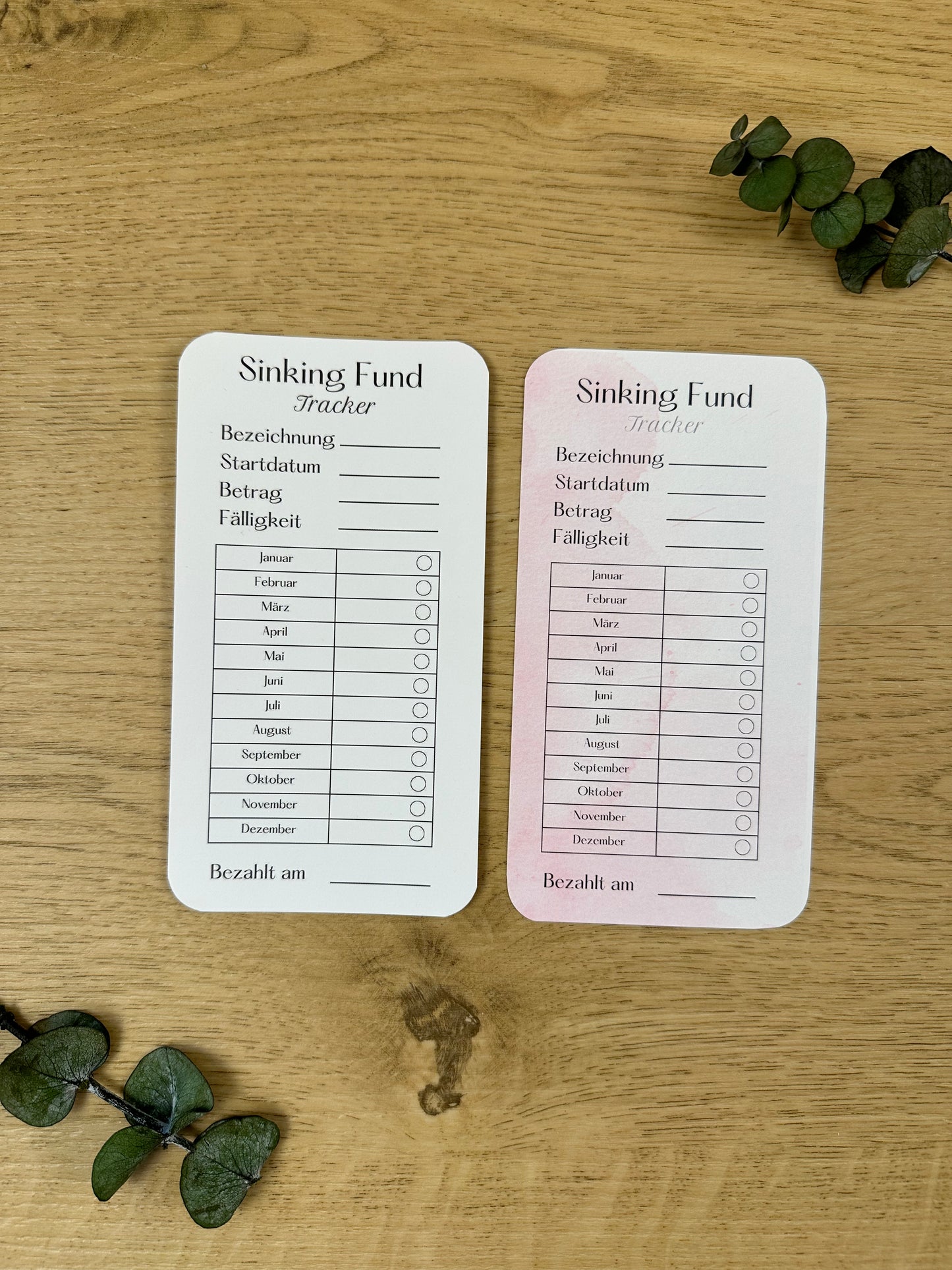 Sinking Funds Jährlich