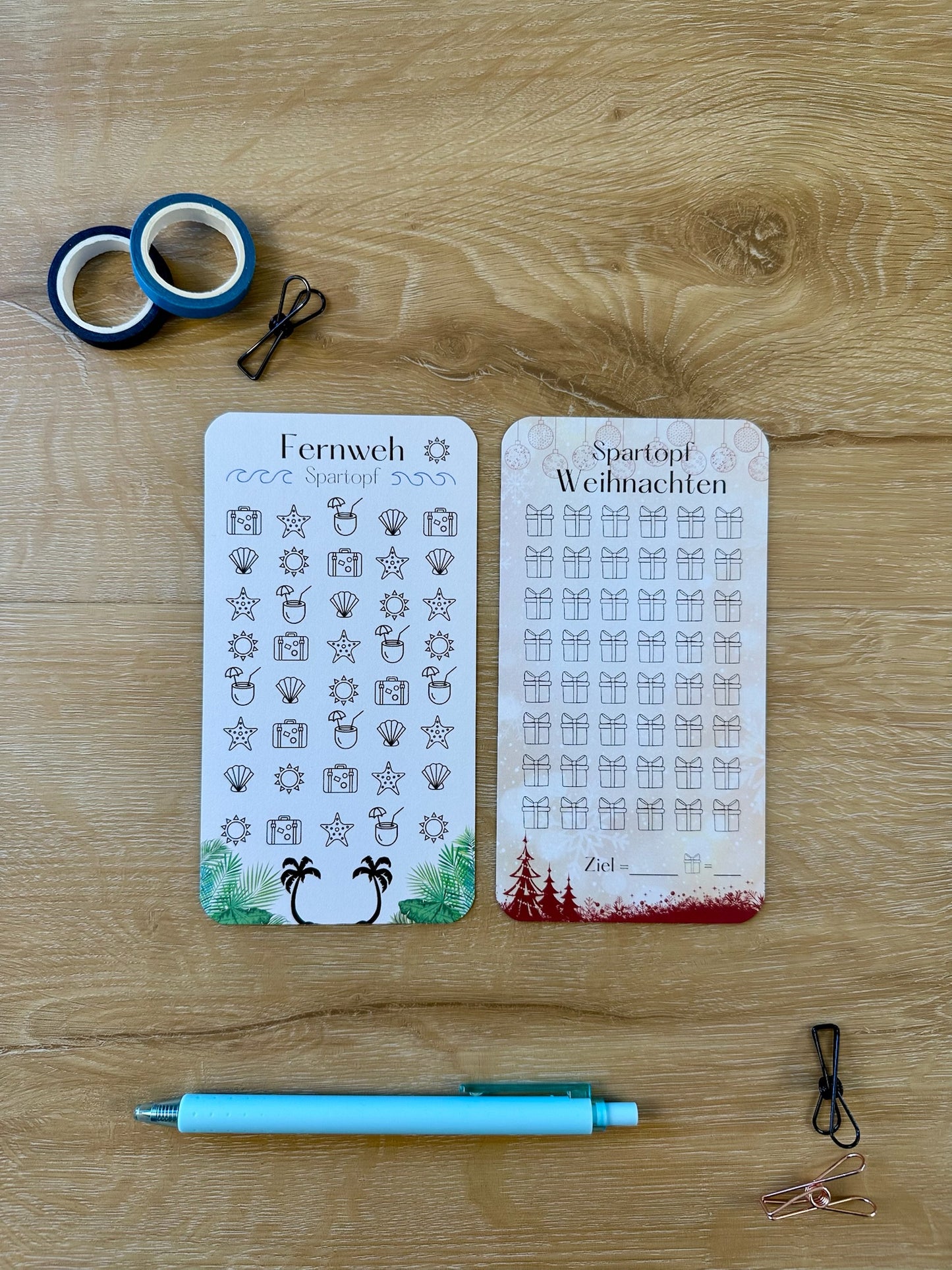Spartöpf Set A6 | 5 Motive inkl. Sheet
