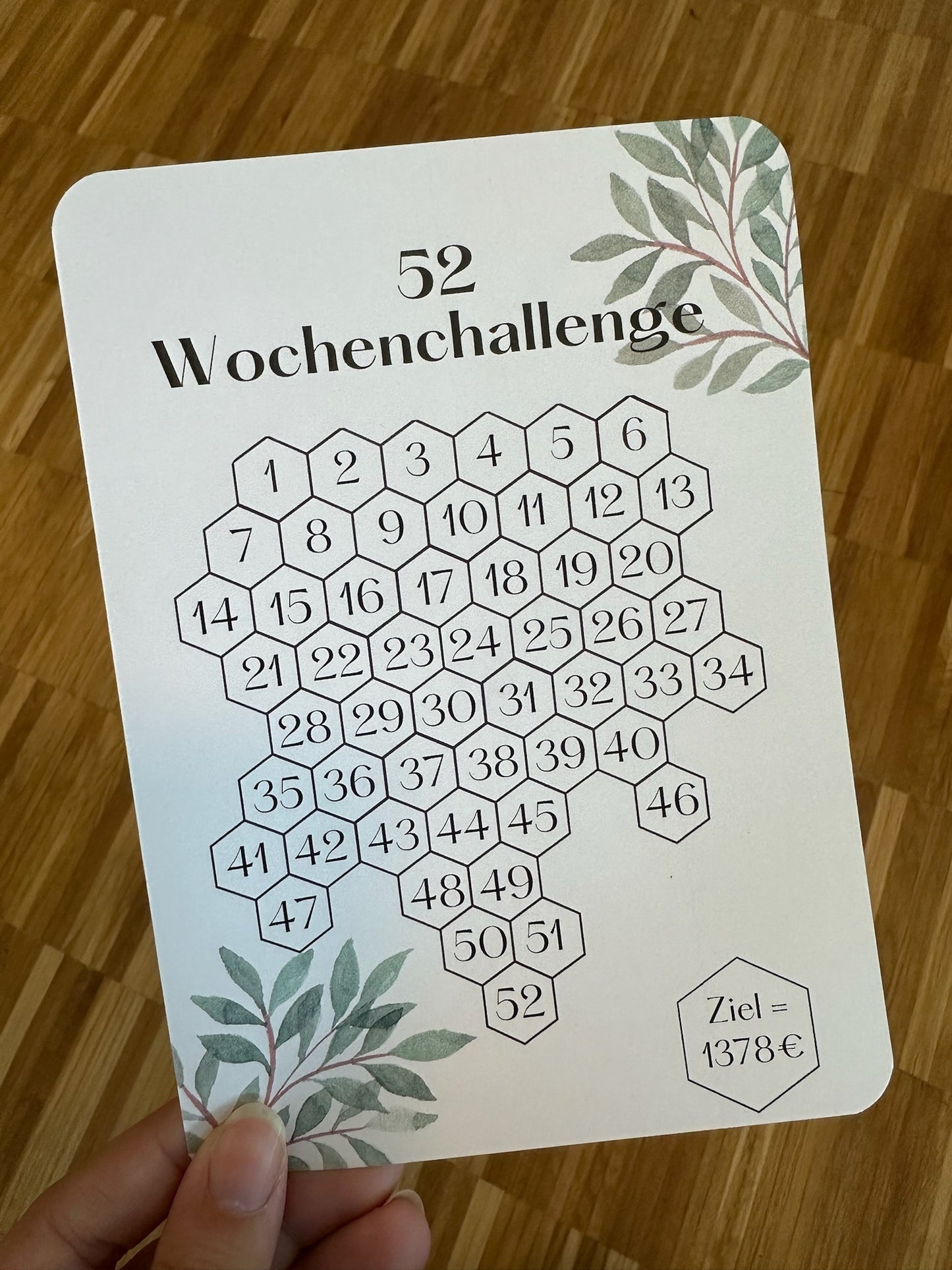 A5 52 Wochenchallenge Budget Couple