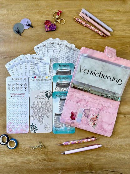A6 Starterset Marmor Ringbuch
