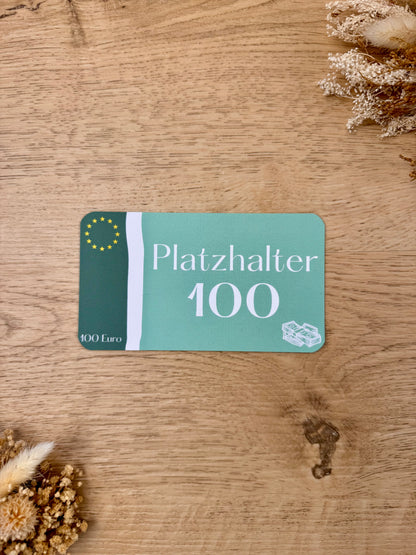 Platzhalter 50/ 100 /200 /500 /1.000 /5.000 /10.000 €