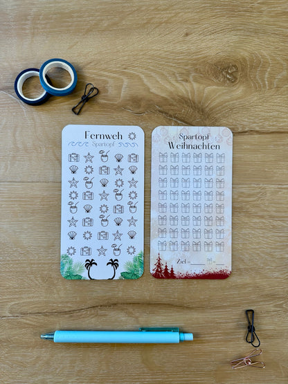 Spartöpf Set A6 | 5 Motive inkl. Sheet
